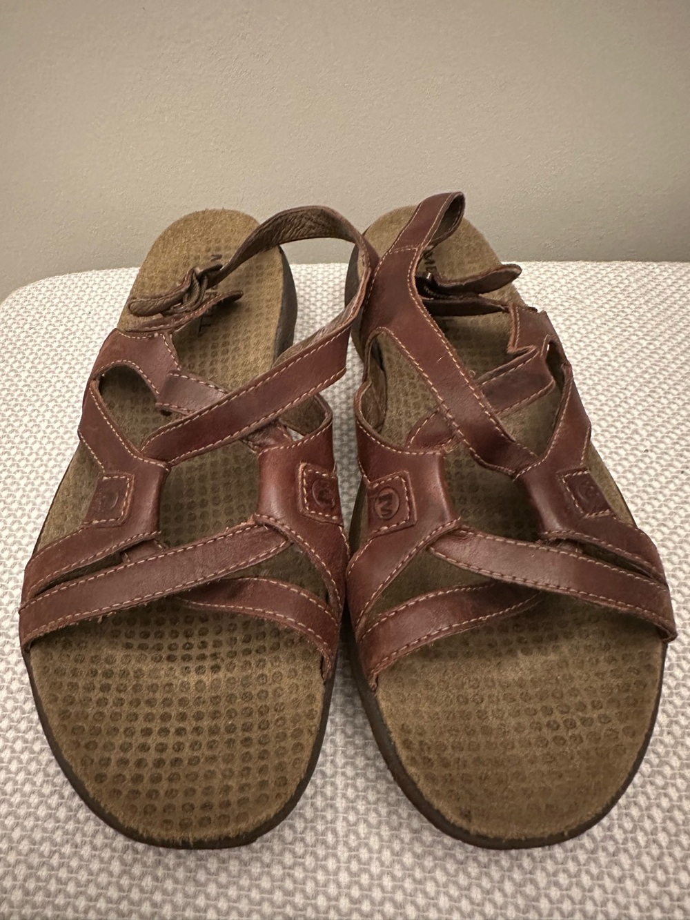 Merrell Agave Sandals Women’s 7 Slingback Comfort Casual Open Toe Brown Outdoor